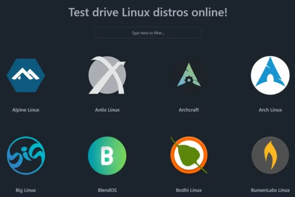DistroSea – testuj systemy Linux w przeglądarce
